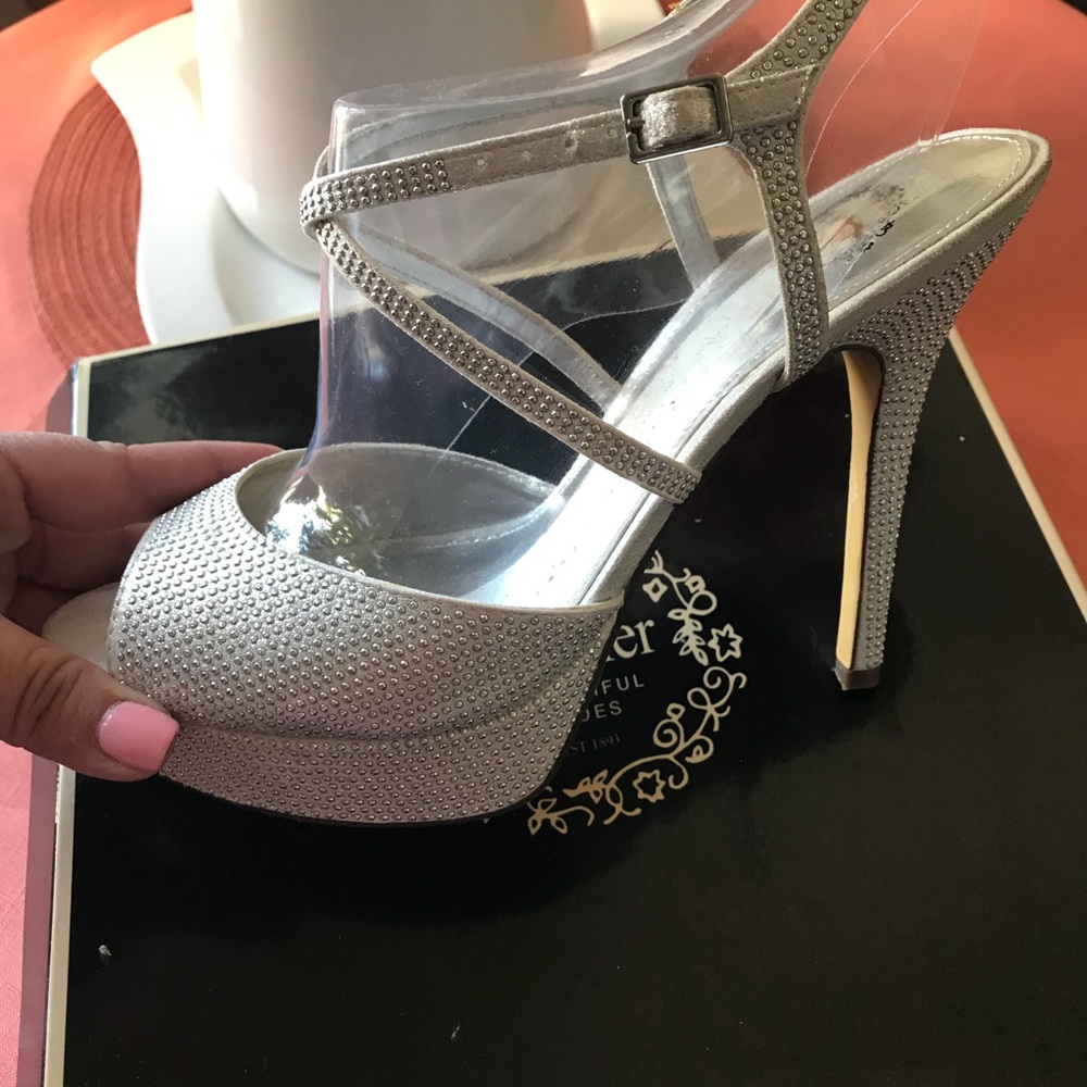 Silver heels